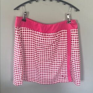 Puma Pink Polka Dot Mini Skort Size Small